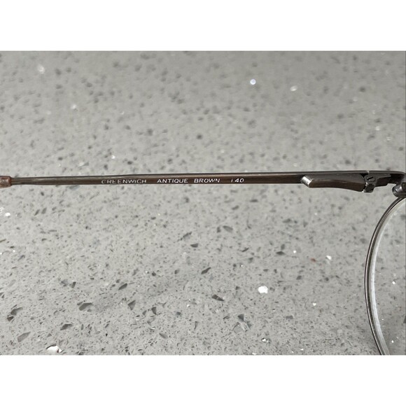 MARCHON Greenwich Antique Brown 51-20-140 Brown Full Rim Eyeglasses Frames ONLY - Picture 8 of 16
